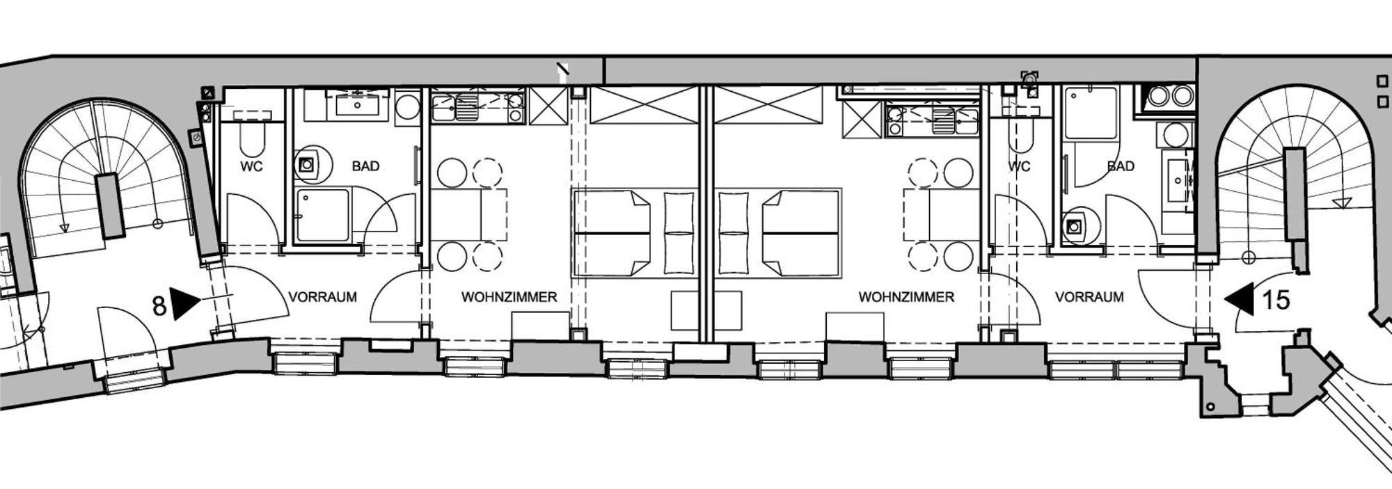 Schlossquadrat Apartment 8 Вена Экстерьер фото